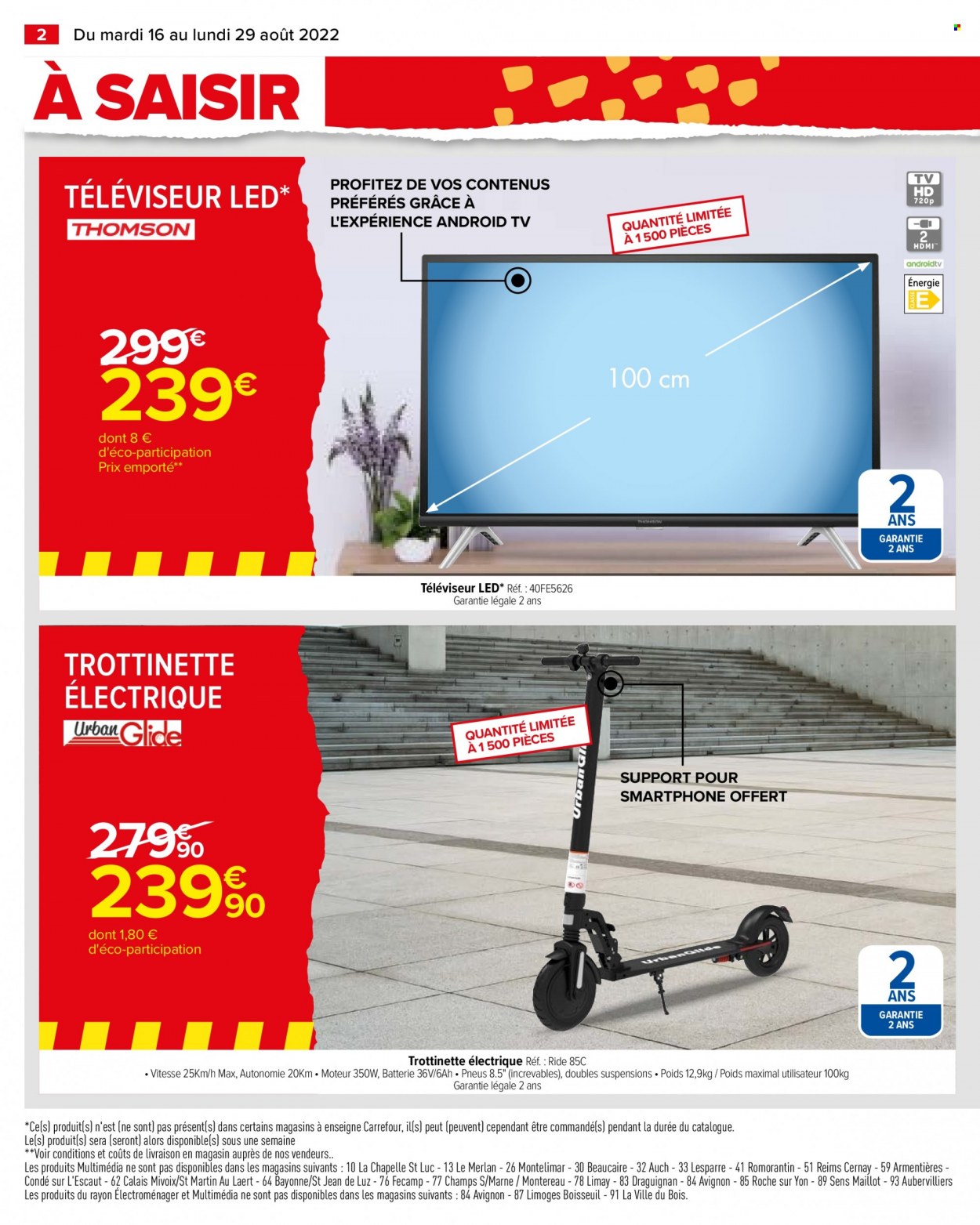 Catalogue Carrefour Hypermarchés - 16/08/2022 - 29/08/2022. Page 2