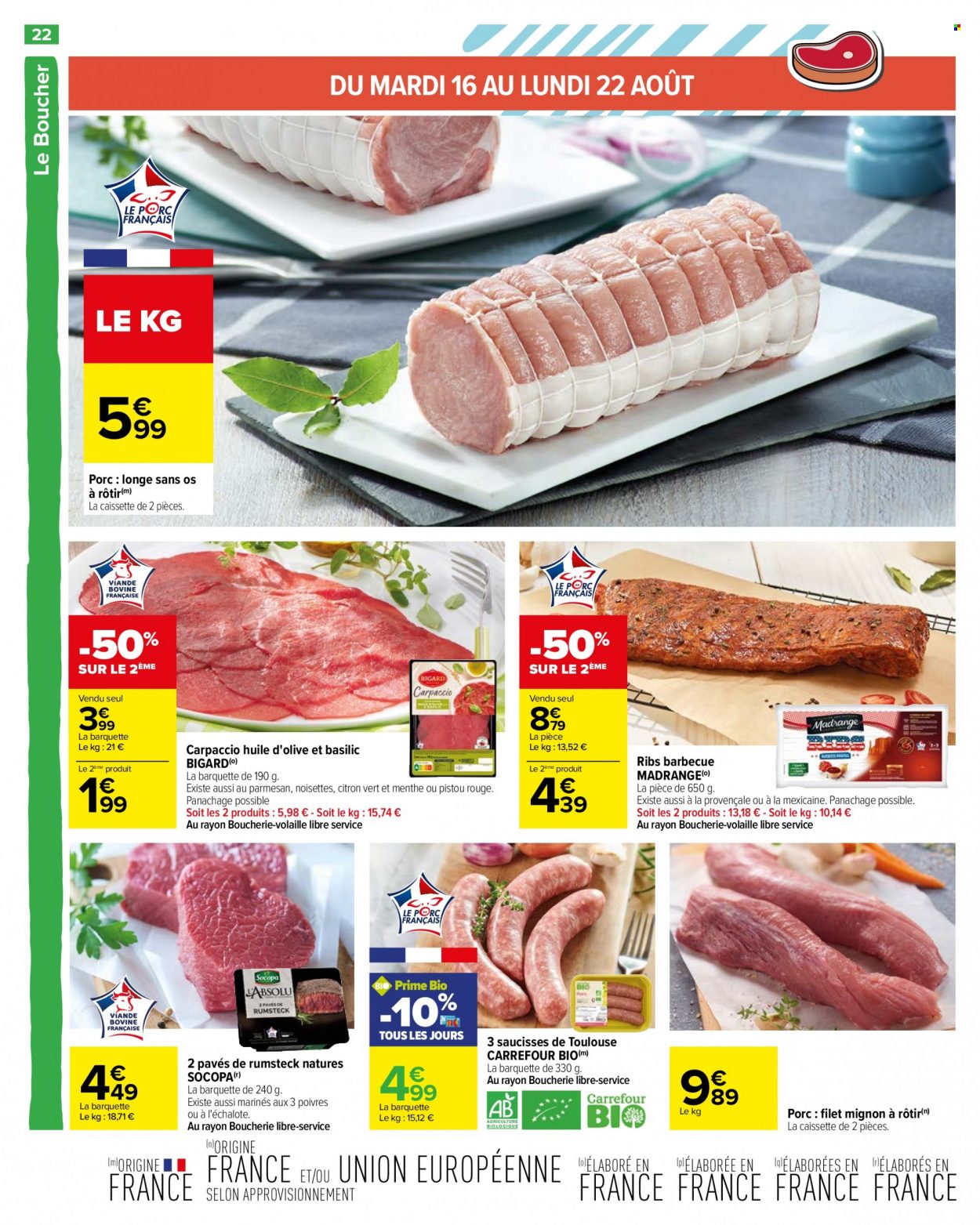 Catalogue Carrefour Hypermarchés - 16/08/2022 - 29/08/2022. Page 22