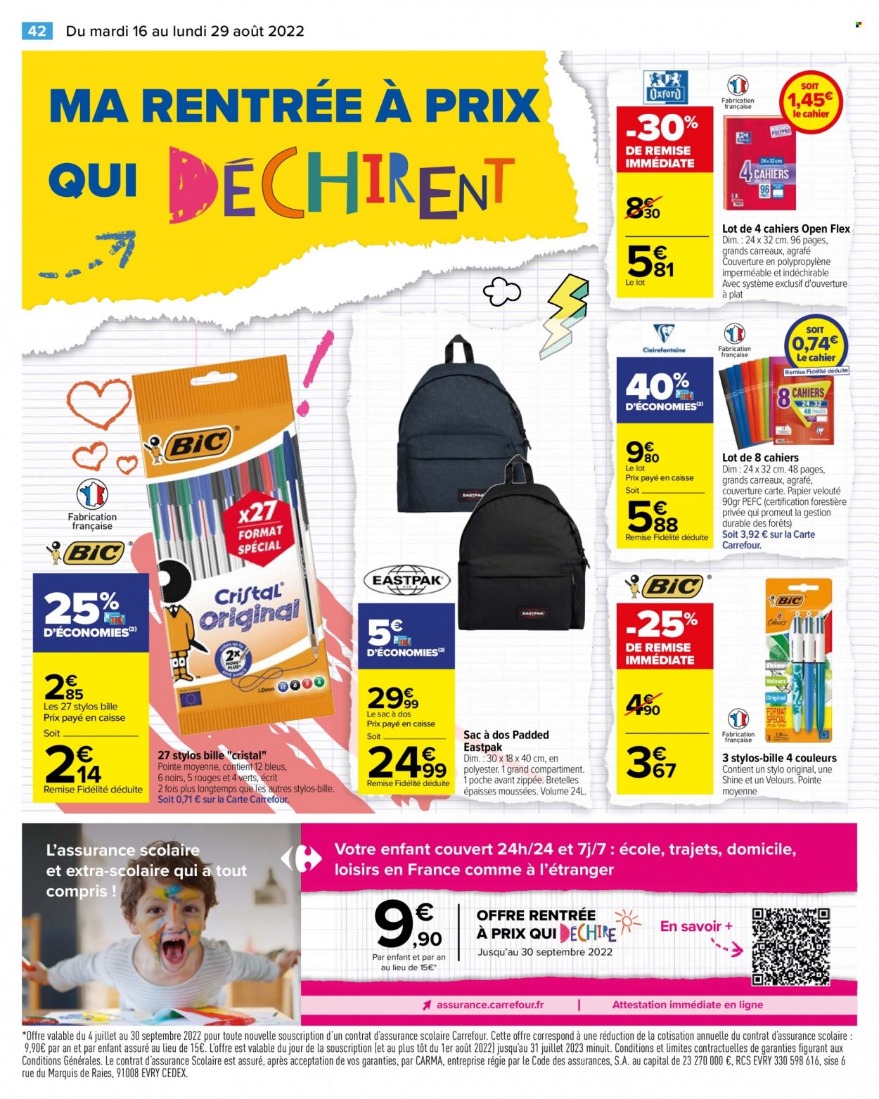 Catalogue Carrefour Hypermarchés - 16/08/2022 - 29/08/2022. Page 42