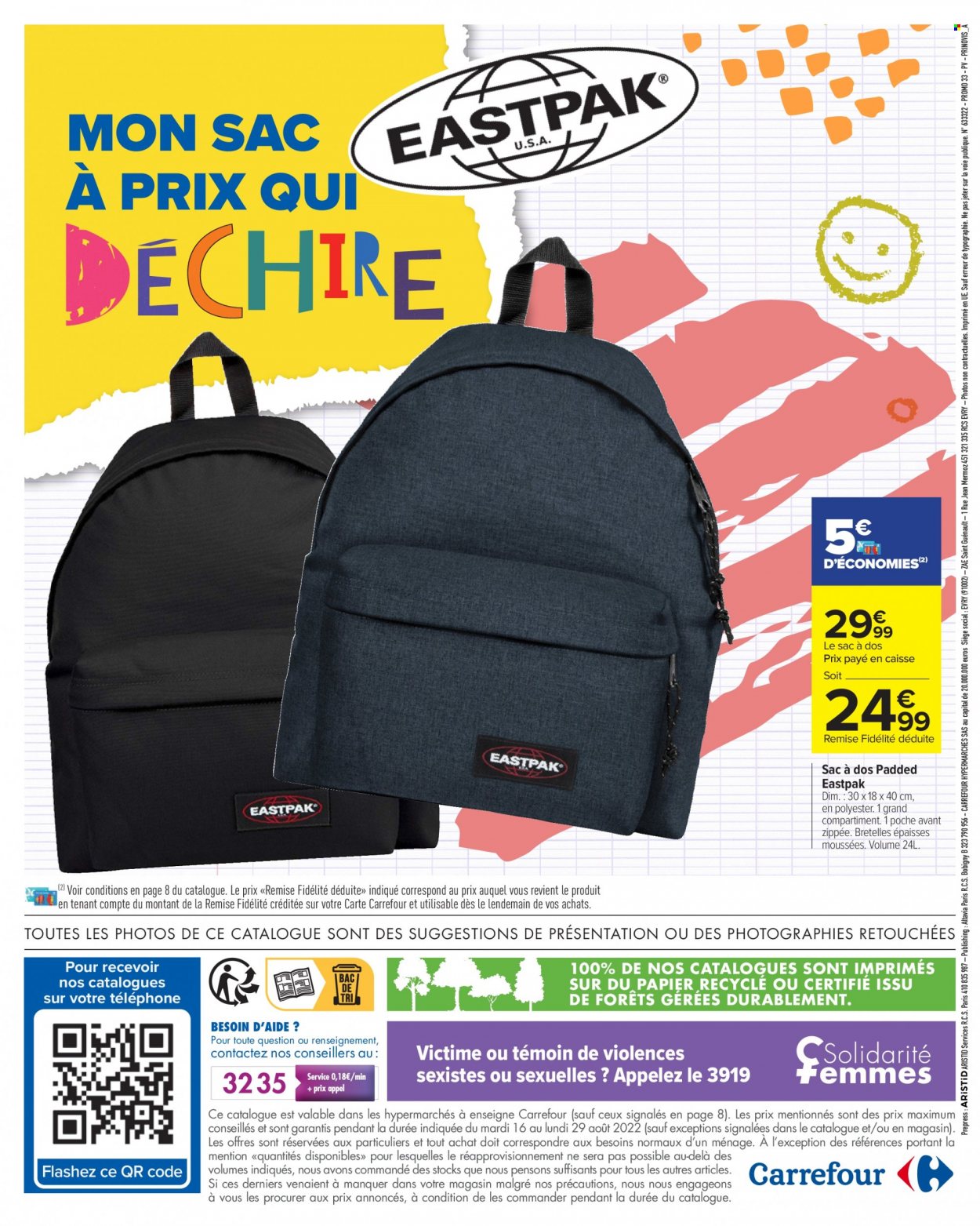 Catalogue Carrefour Hypermarchés - 16/08/2022 - 29/08/2022. Page 44