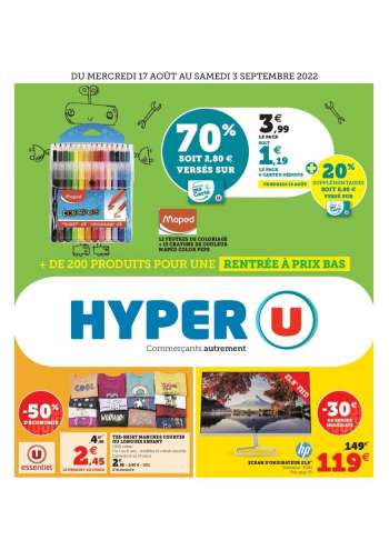 Catalogue HYPER U - 17/08/2022 - 03/09/2022.