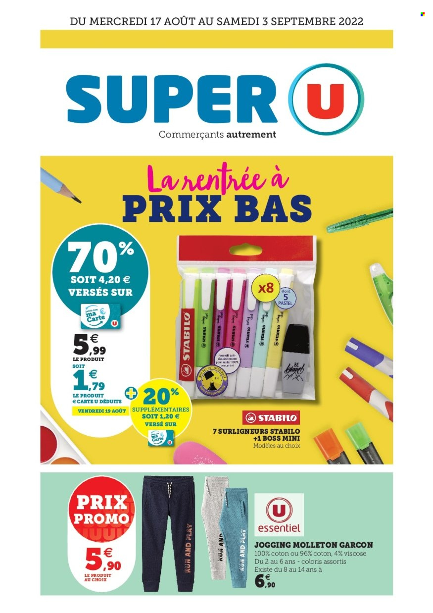Catalogue SUPER U. Page 1
