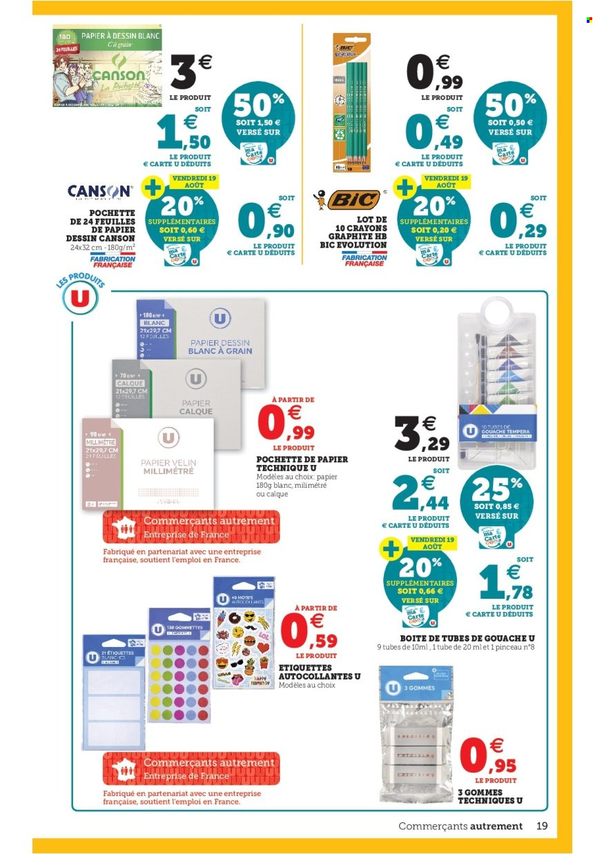 Catalogue SUPER U. Page 19