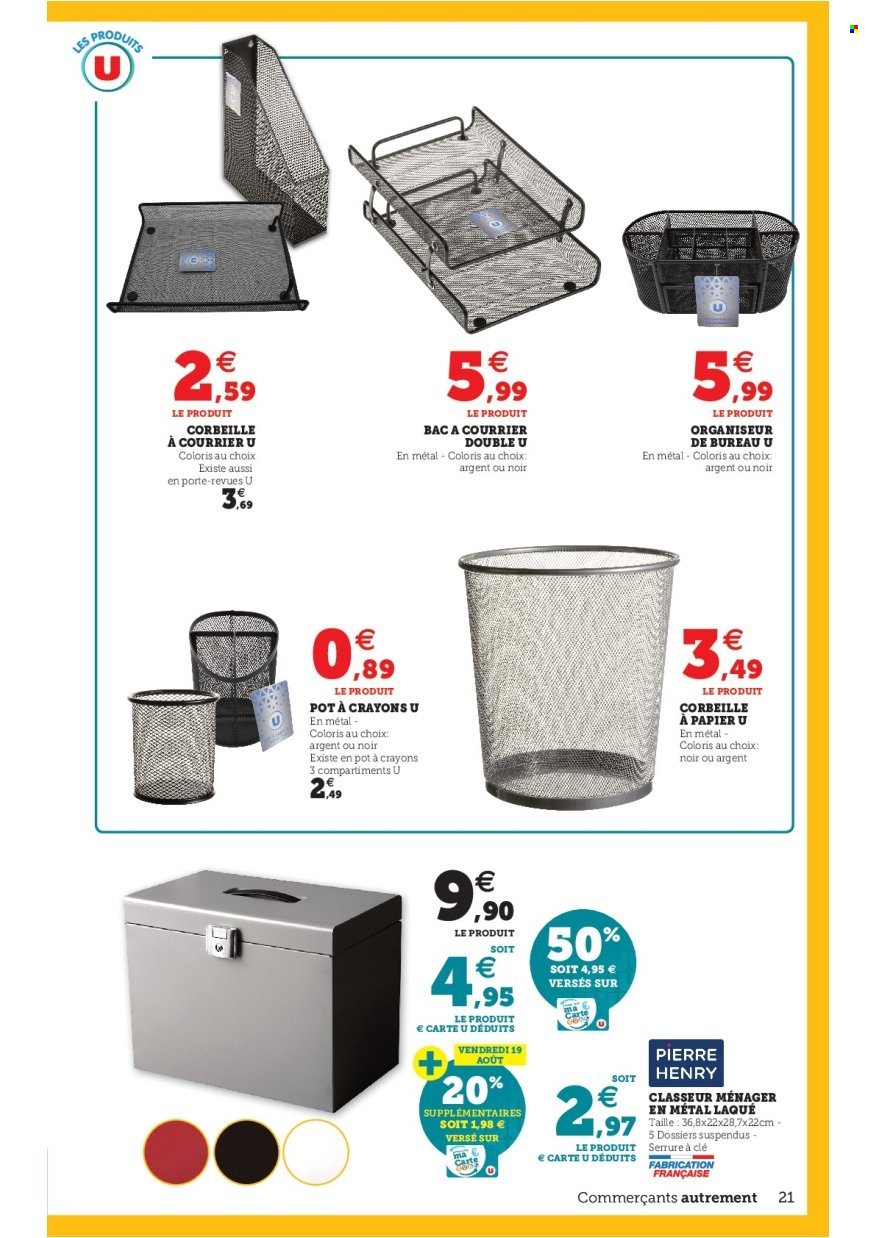 Catalogue SUPER U. Page 21