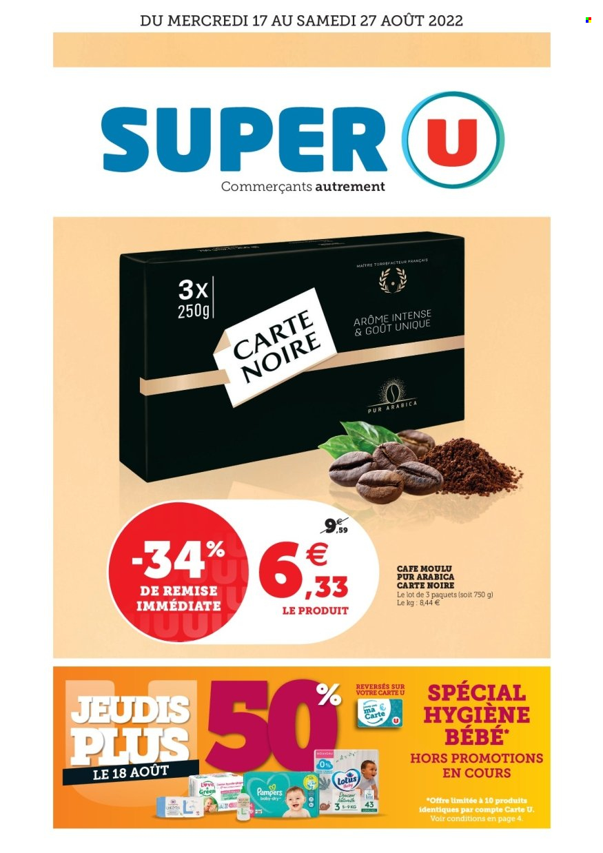 Catalogue SUPER U - 17/08/2022 - 27/08/2022. Page 1