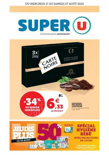 Catalogue SUPER U - 17/08/2022 - 27/08/2022.