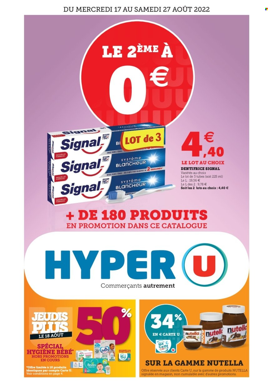 Catalogue HYPER U - 17/08/2022 - 27/08/2022. Page 1