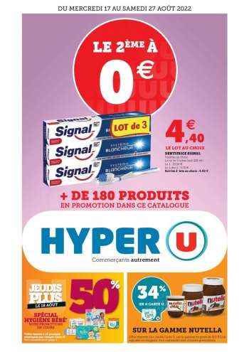 Catalogue HYPER U - 17/08/2022 - 27/08/2022.