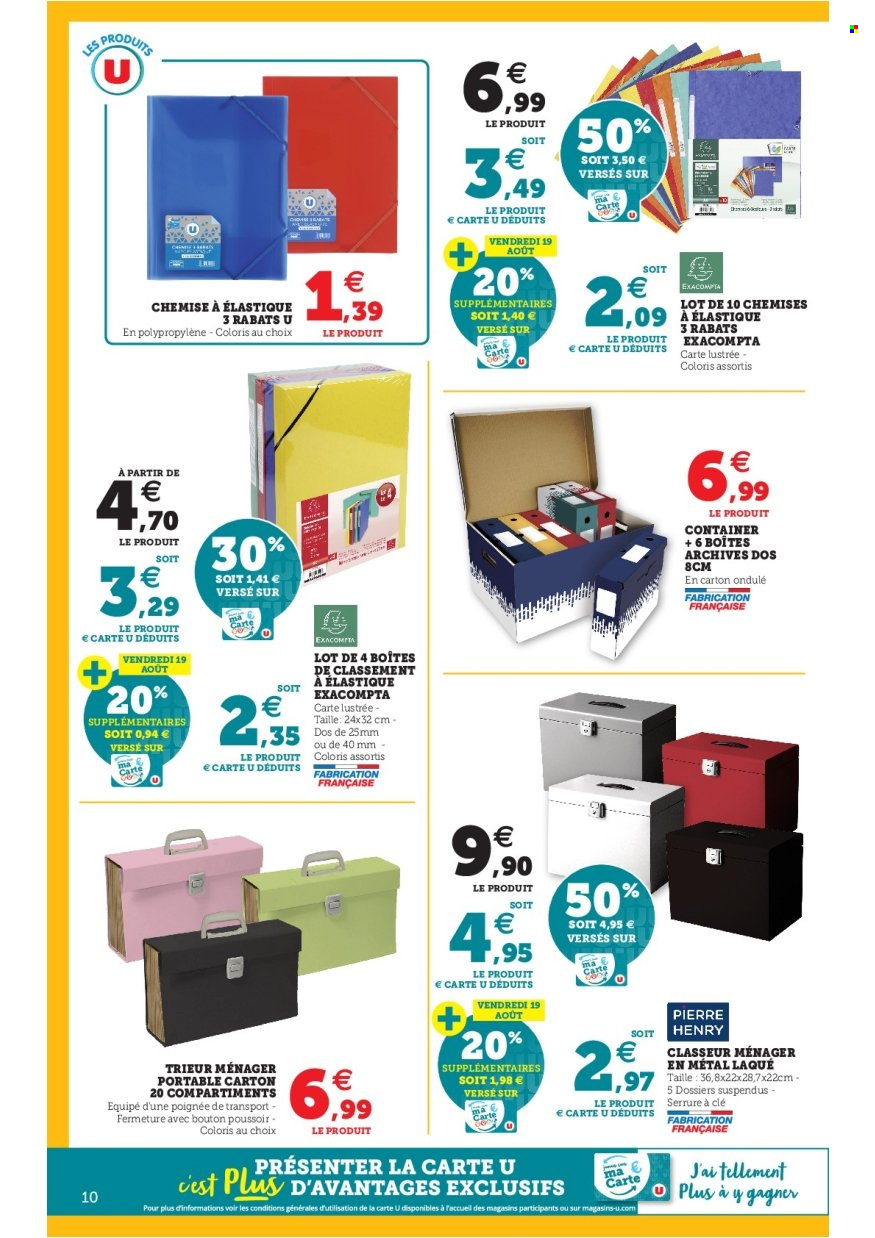 Catalogue SUPER U - 17/08/2022 - 03/09/2022. Page 10