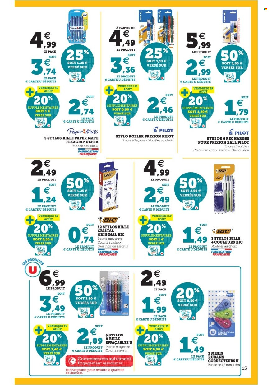 Catalogue SUPER U - 17/08/2022 - 03/09/2022. Page 15