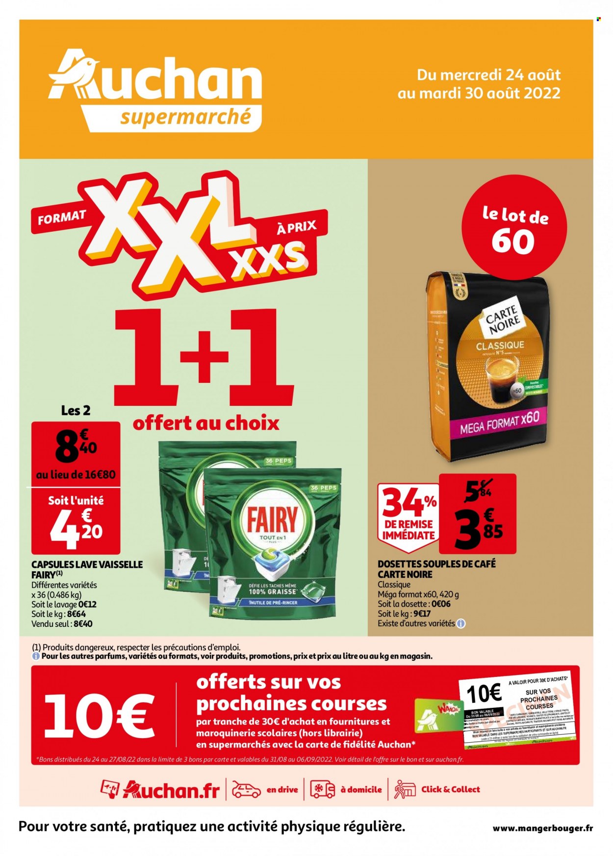 Catalogue Auchan - 24/08/2022 - 30/08/2022. Page 1