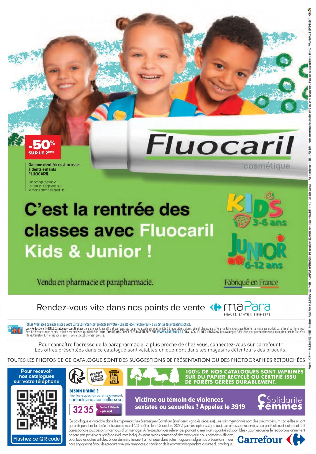 Catalogue Carrefour Hypermarchés - 23/08/2022 - 03/10/2022. Page 16