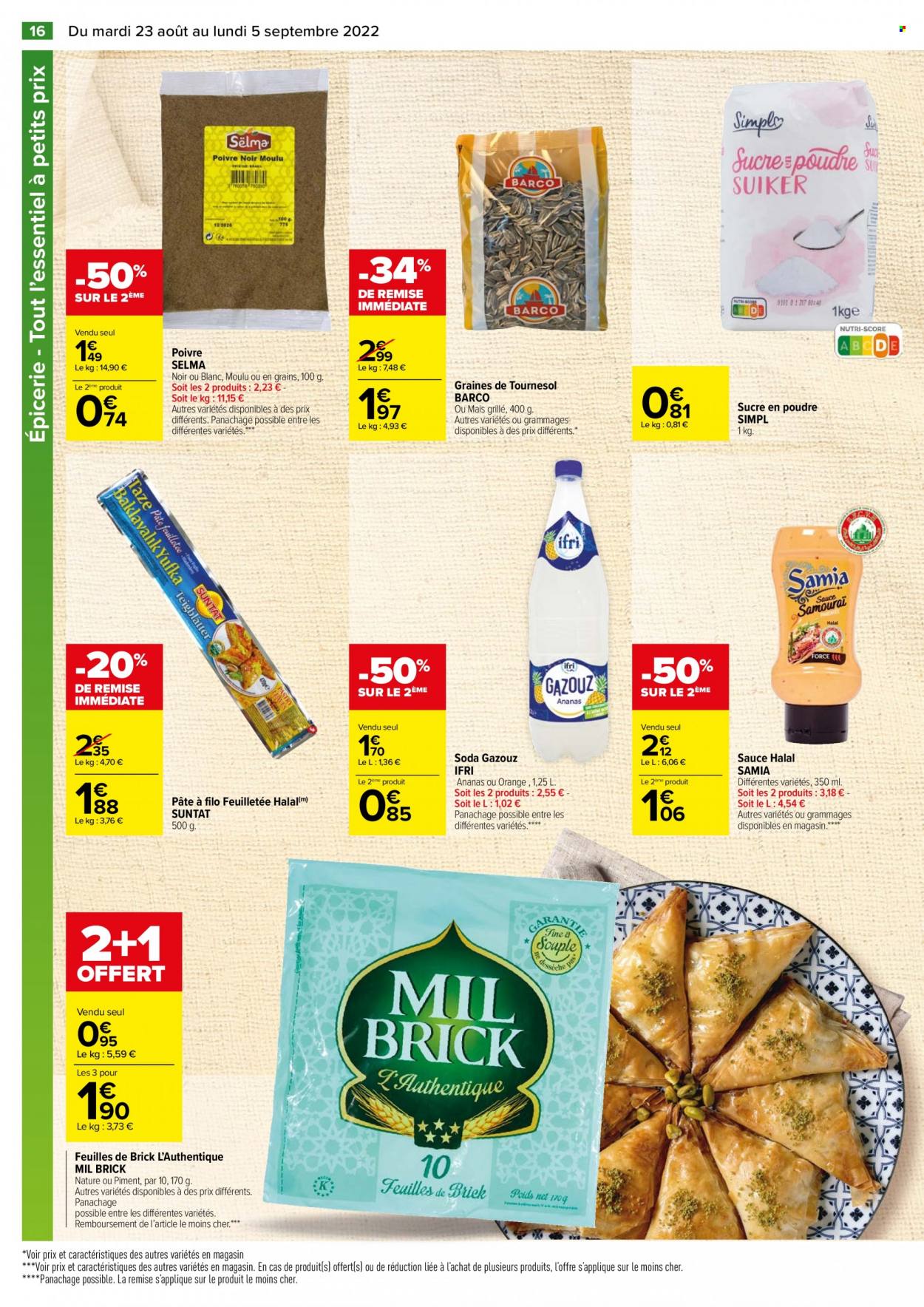 Catalogue Carrefour Hypermarchés - 23/08/2022 - 05/09/2022. Page 16
