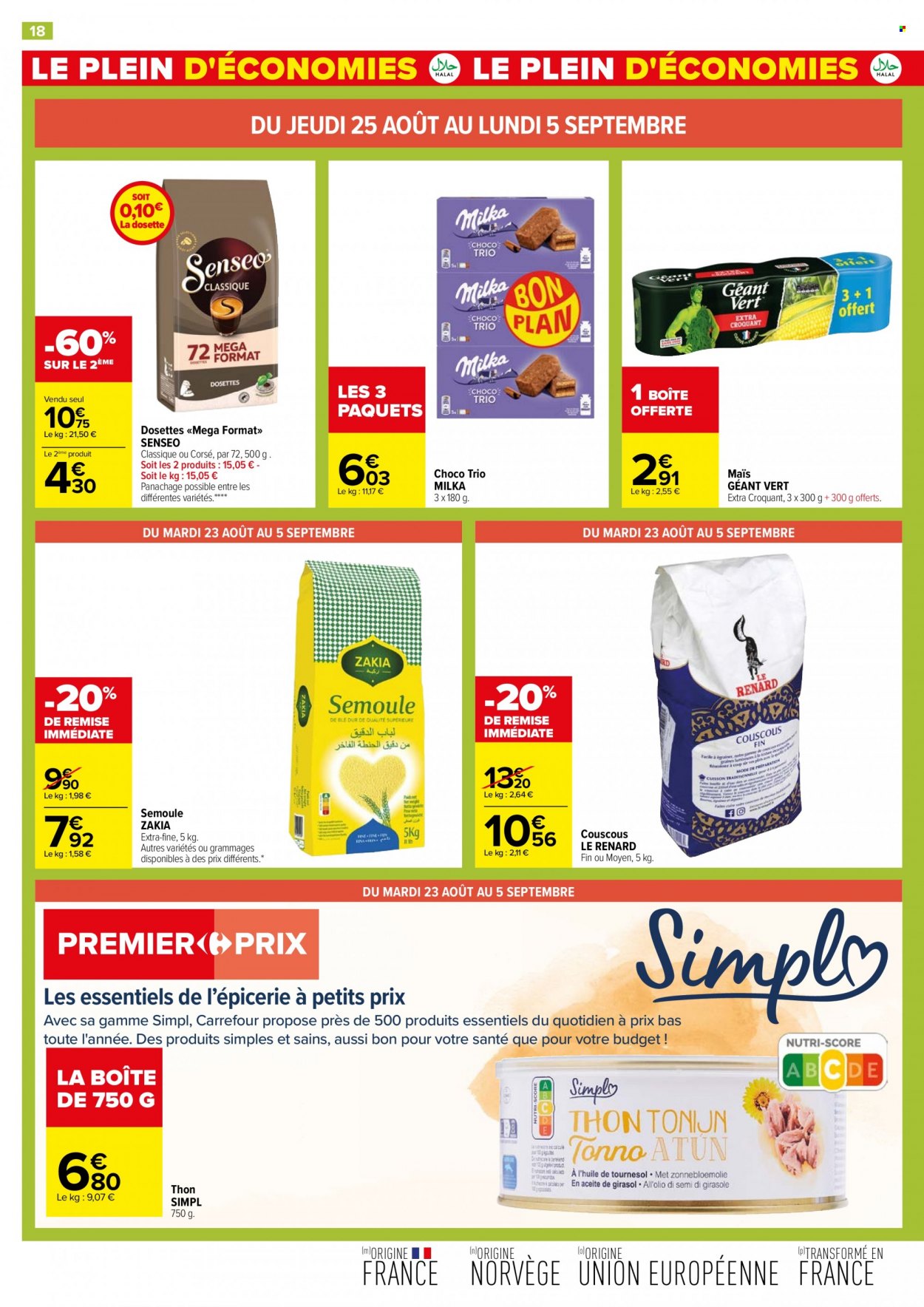 Catalogue Carrefour Hypermarchés - 23/08/2022 - 05/09/2022. Page 18