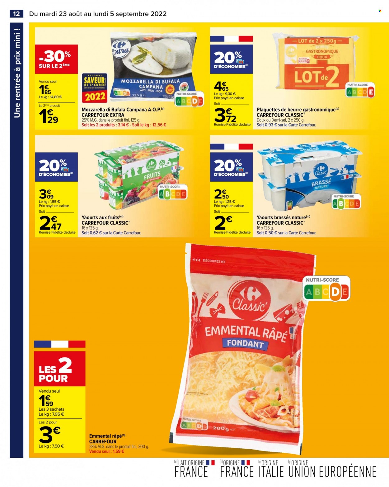 Catalogue Carrefour Hypermarchés - 23/08/2022 - 05/09/2022. Page 12