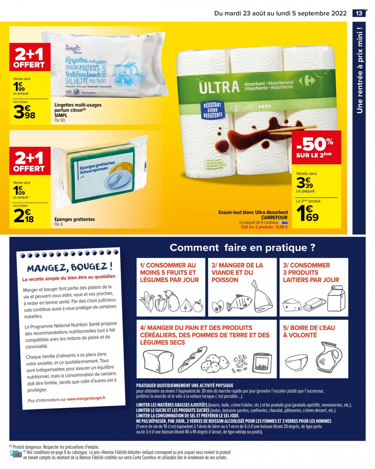 Catalogue Carrefour Hypermarchés - 23/08/2022 - 05/09/2022. Page 13