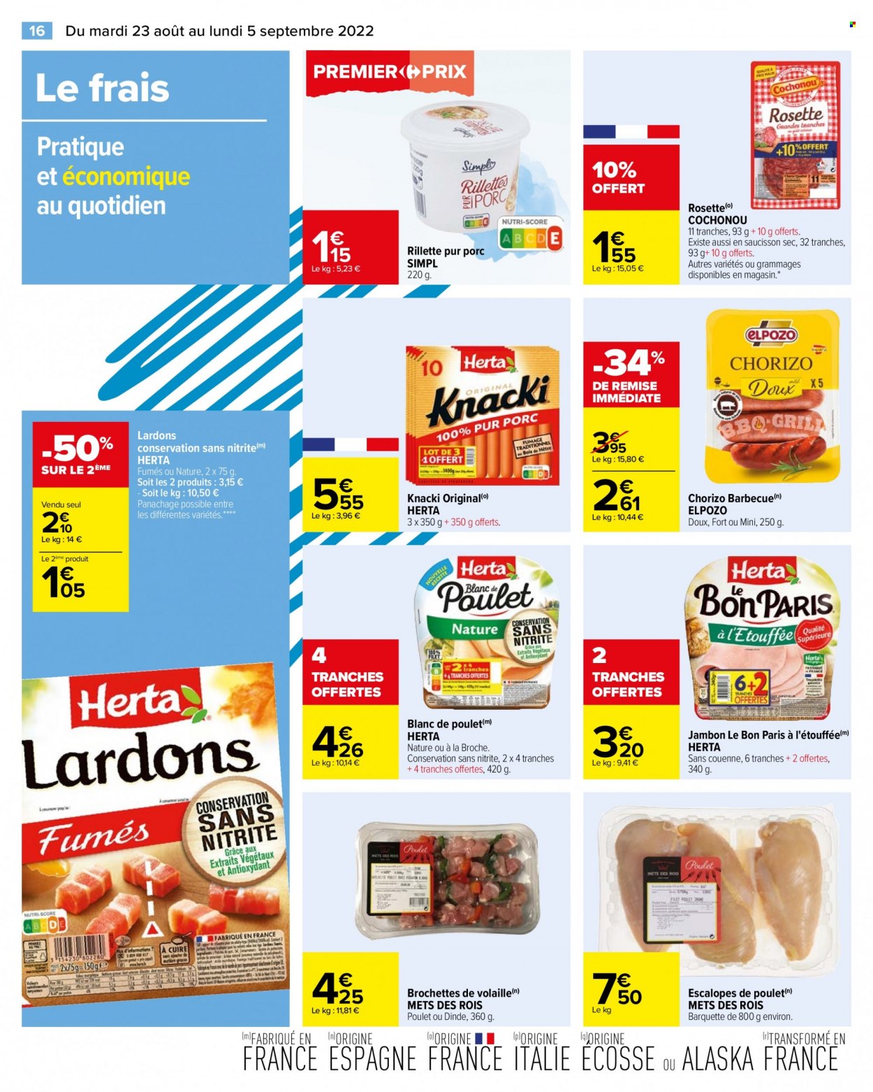 Catalogue Carrefour Hypermarchés - 23/08/2022 - 05/09/2022. Page 16