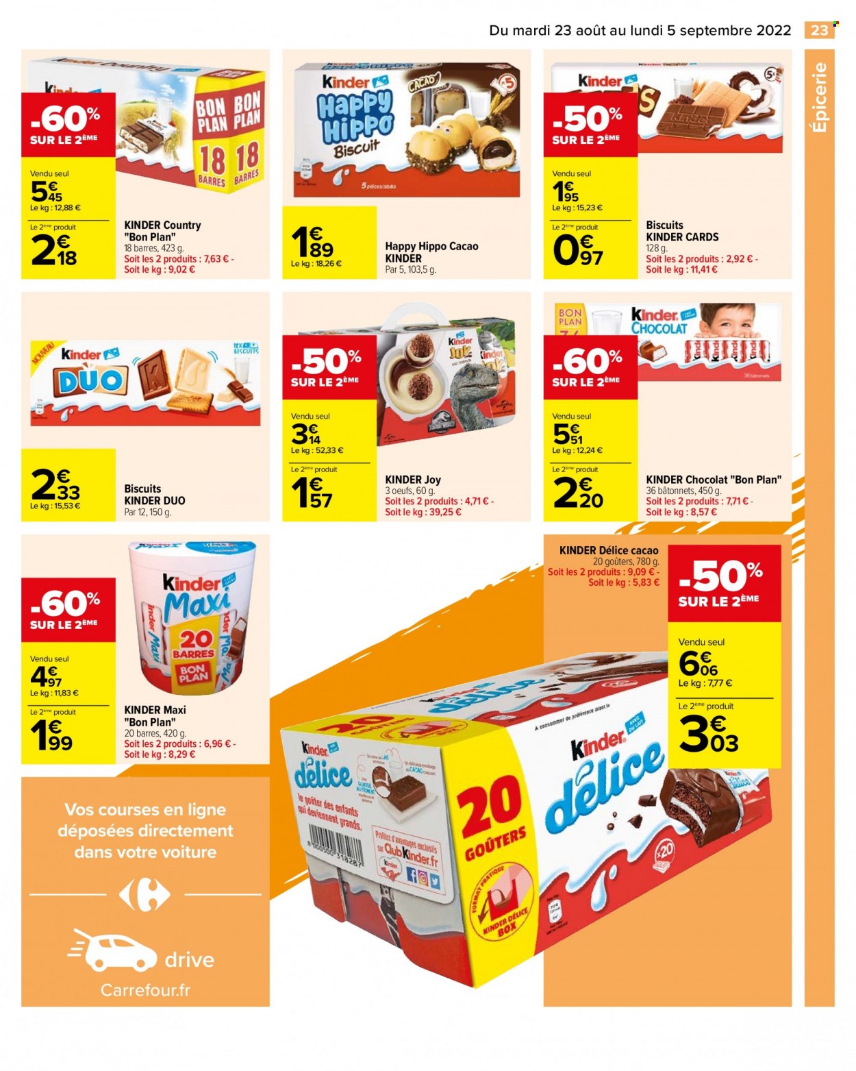 Catalogue Carrefour Hypermarchés - 23/08/2022 - 05/09/2022. Page 23