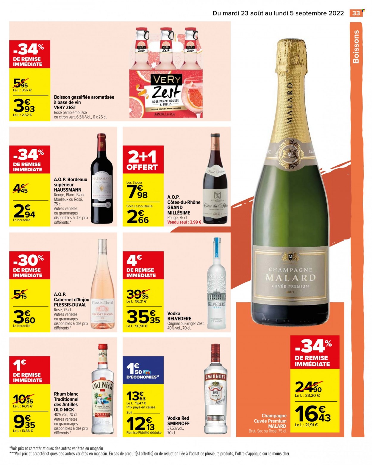 Catalogue Carrefour Hypermarchés - 23/08/2022 - 05/09/2022. Page 33