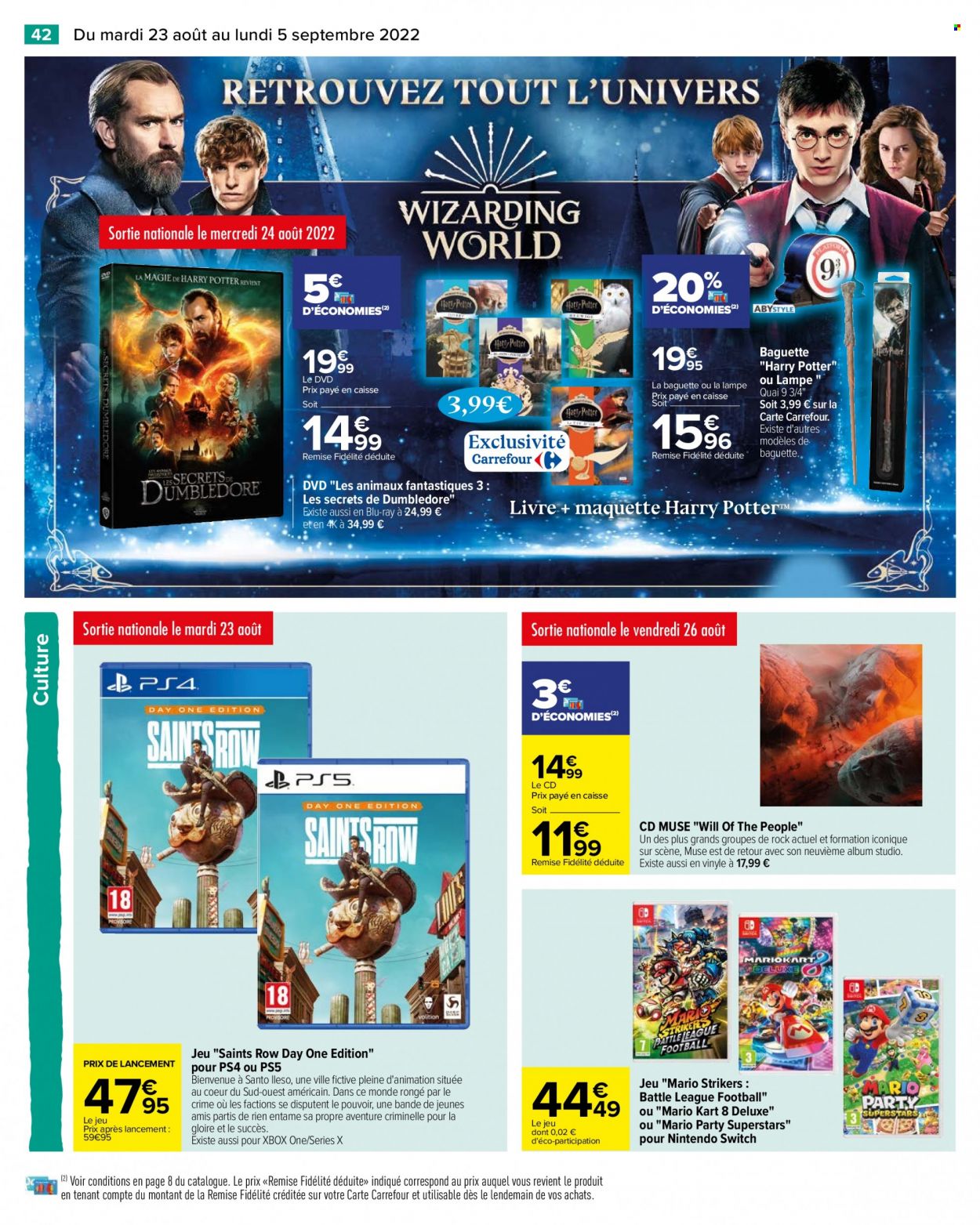 Catalogue Carrefour Hypermarchés - 23/08/2022 - 05/09/2022. Page 42