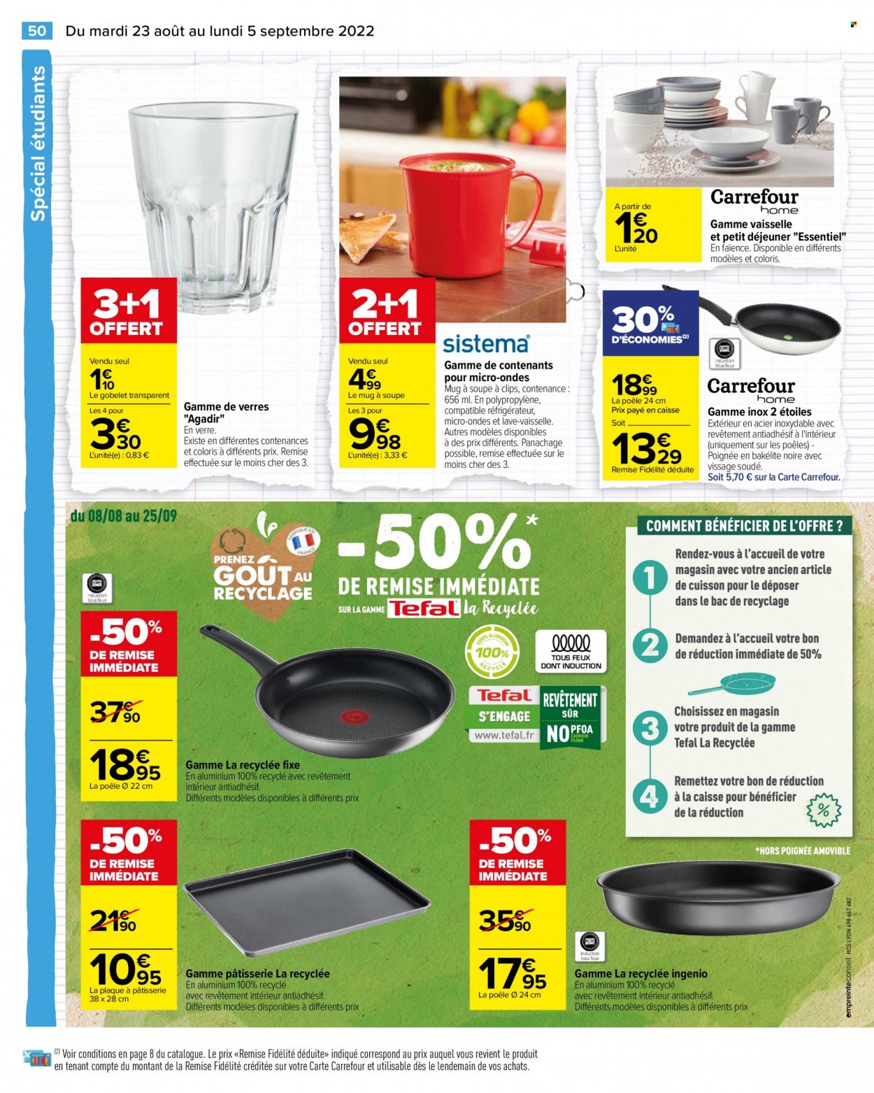 Catalogue Carrefour Hypermarchés - 23/08/2022 - 05/09/2022. Page 50