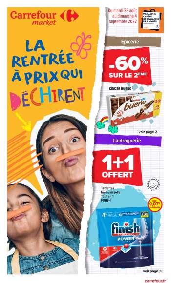 Catalogue Carrefour Market - 23/08/2022 - 04/09/2022.