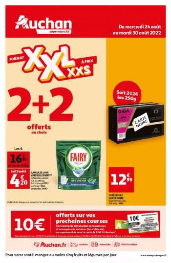 Catalogue Auchan - 24/08/2022 - 30/08/2022.