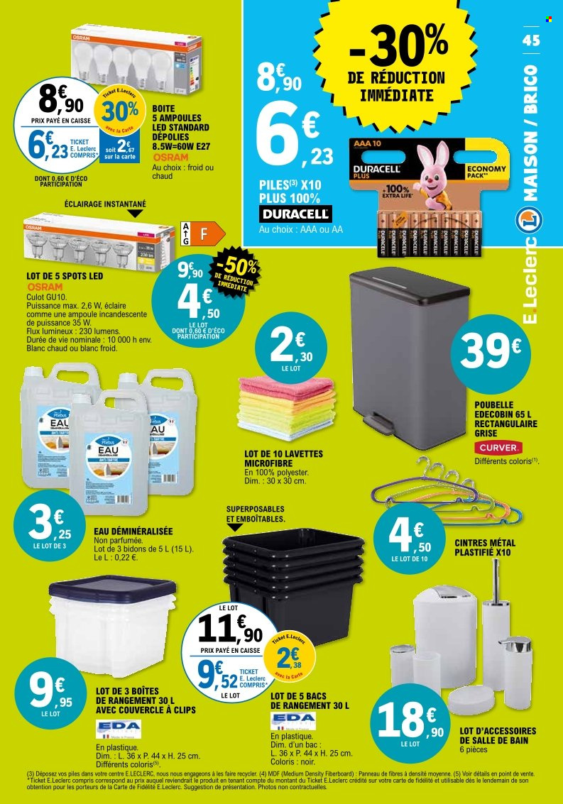 Catalogue E.Leclerc - 23/08/2022 - 03/09/2022. Page 45