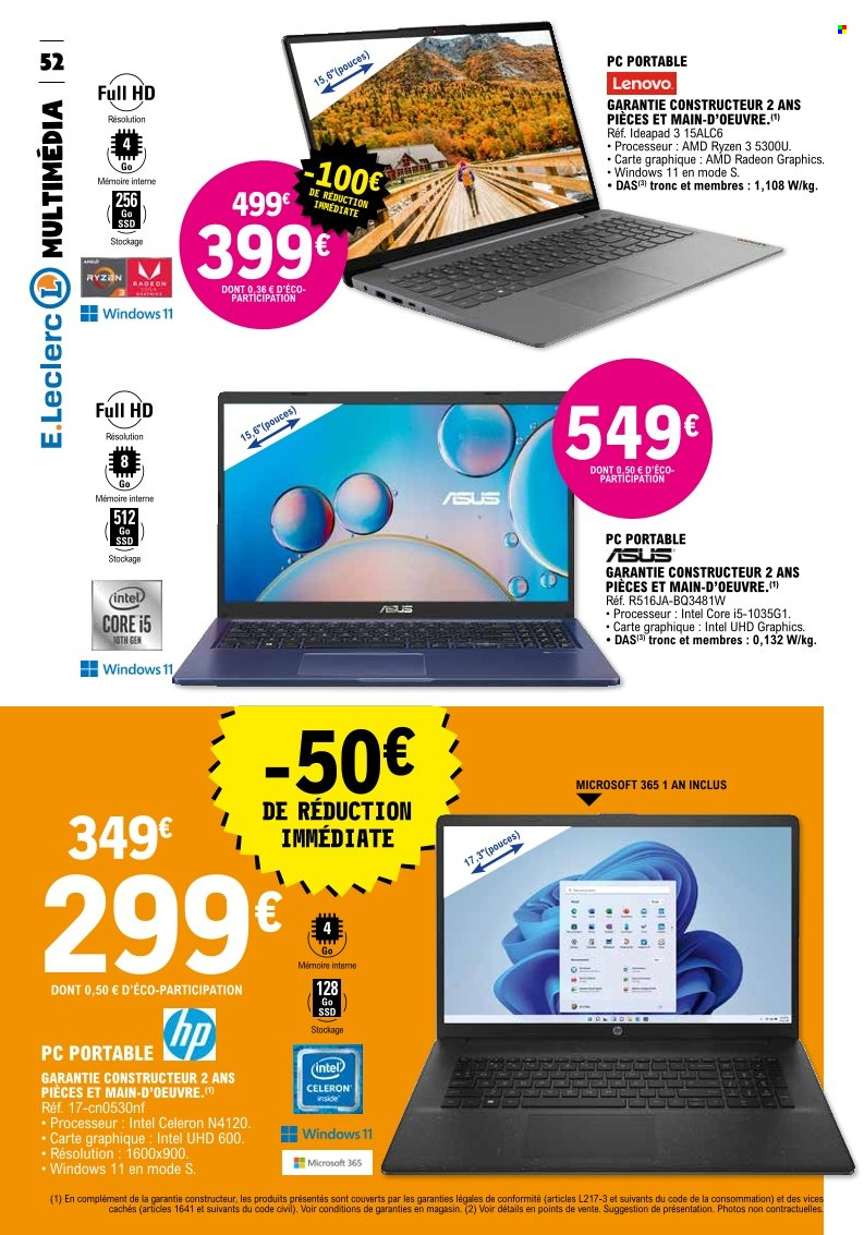 Catalogue E.Leclerc - 23/08/2022 - 03/09/2022. Page 52