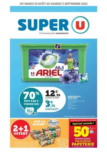 Catalogue SUPER U - 23/08/2022 - 03/09/2022.