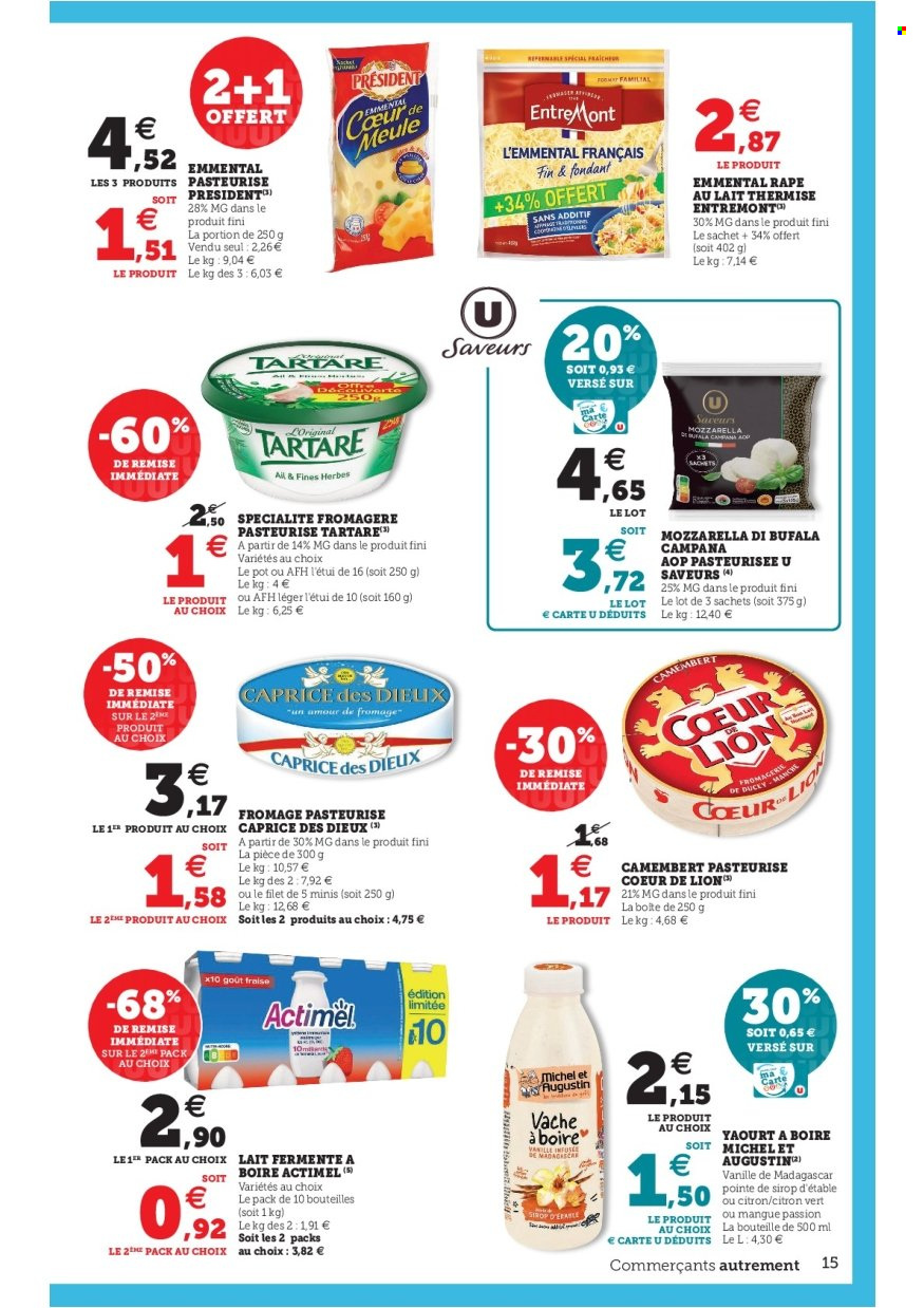 Catalogue SUPER U - 23/08/2022 - 03/09/2022. Page 15