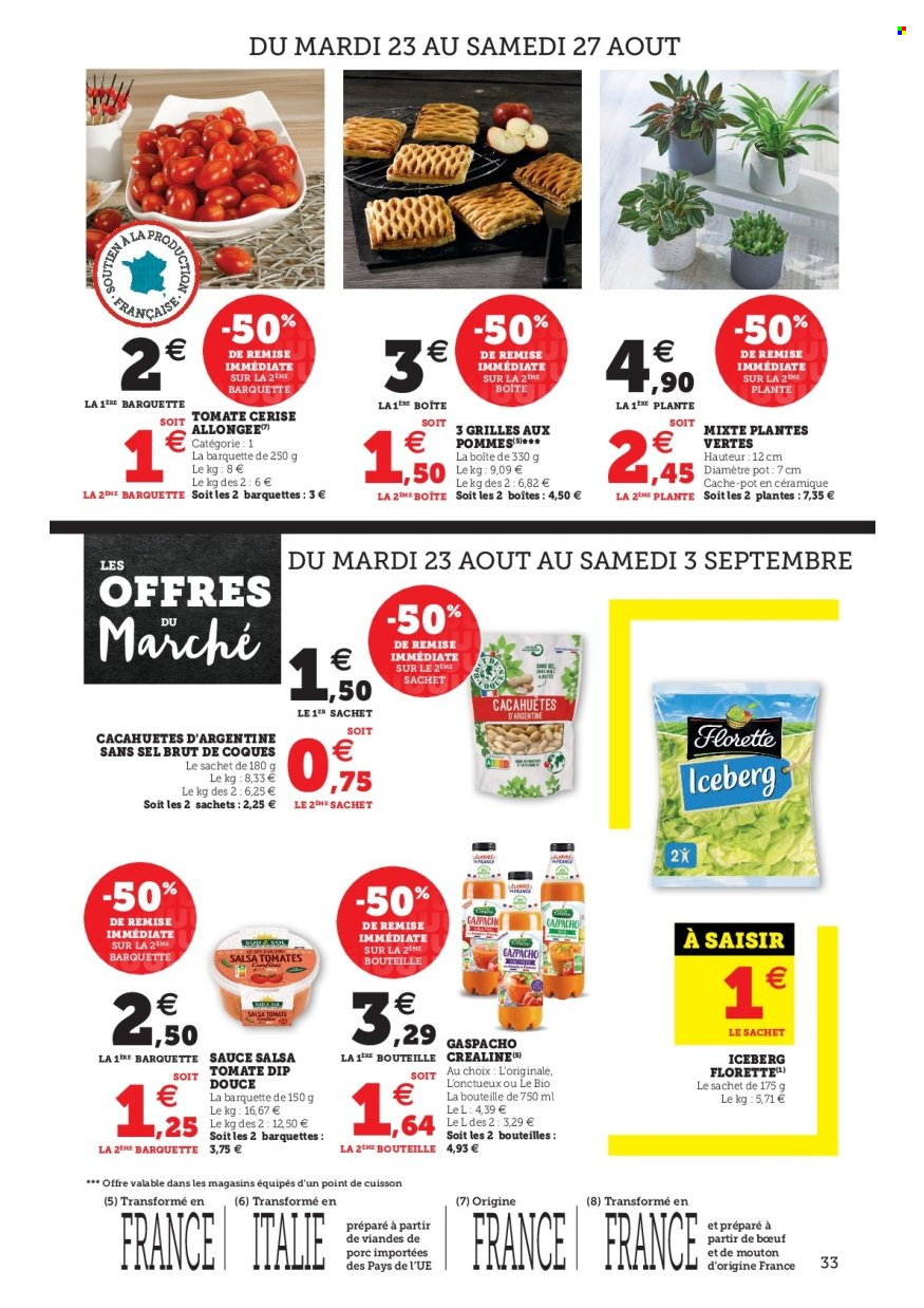 Catalogue SUPER U - 23/08/2022 - 03/09/2022. Page 33