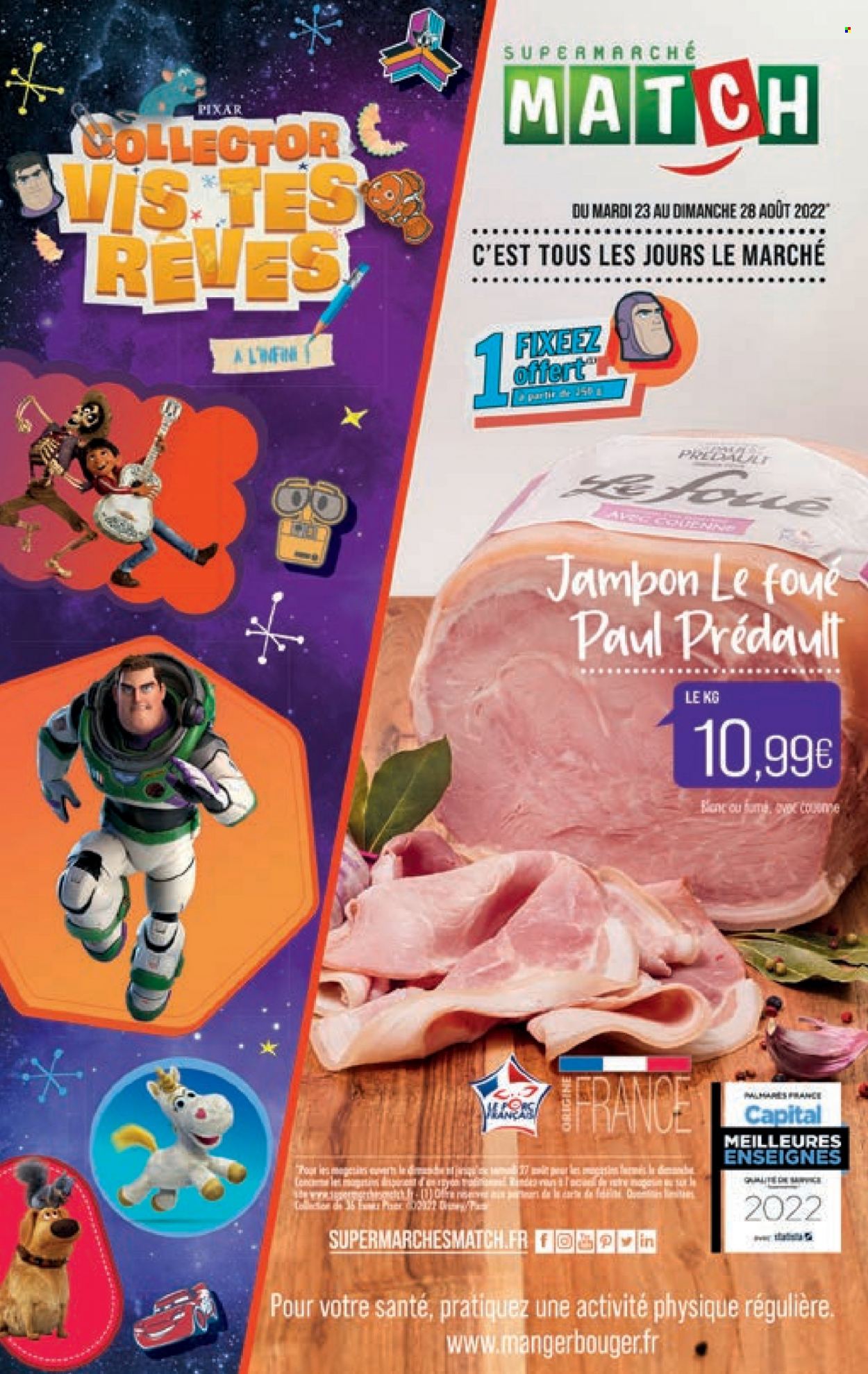 Catalogue Supermarché Match - 23/08/2022 - 28/08/2022. Page 1