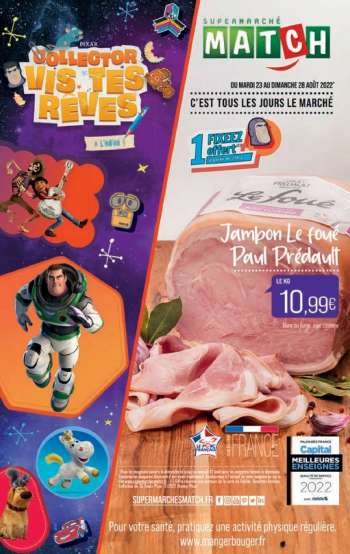 Catalogue Supermarché Match - 23/08/2022 - 23/09/2022.