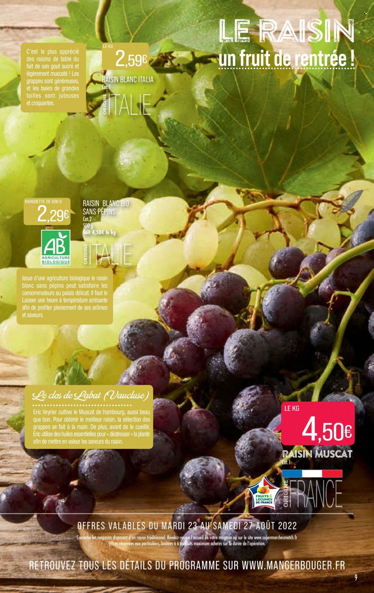 Catalogue Supermarché Match - 23/08/2022 - 28/08/2022. Page 9