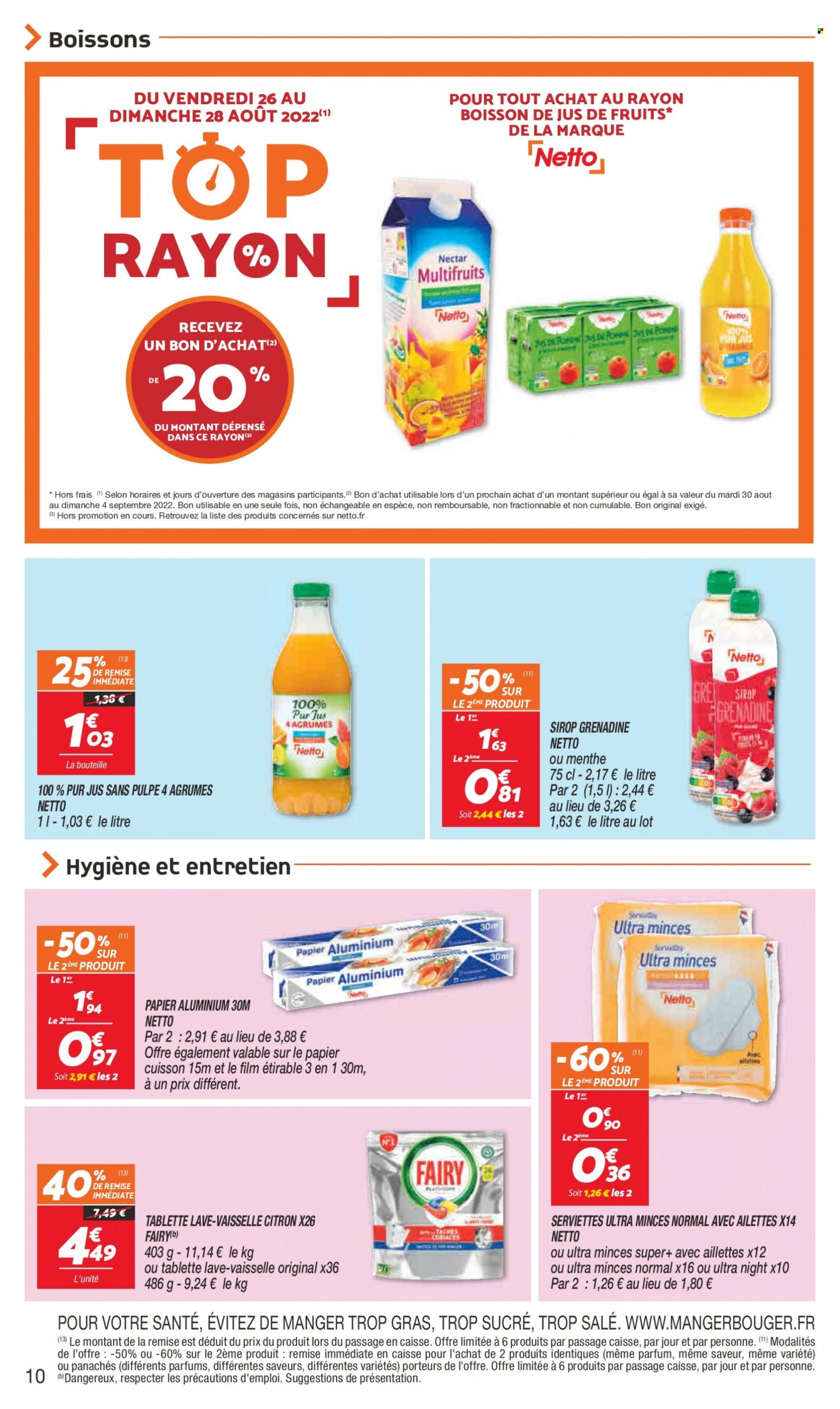 Catalogue Netto - 23/08/2022 - 29/08/2022. Page 10
