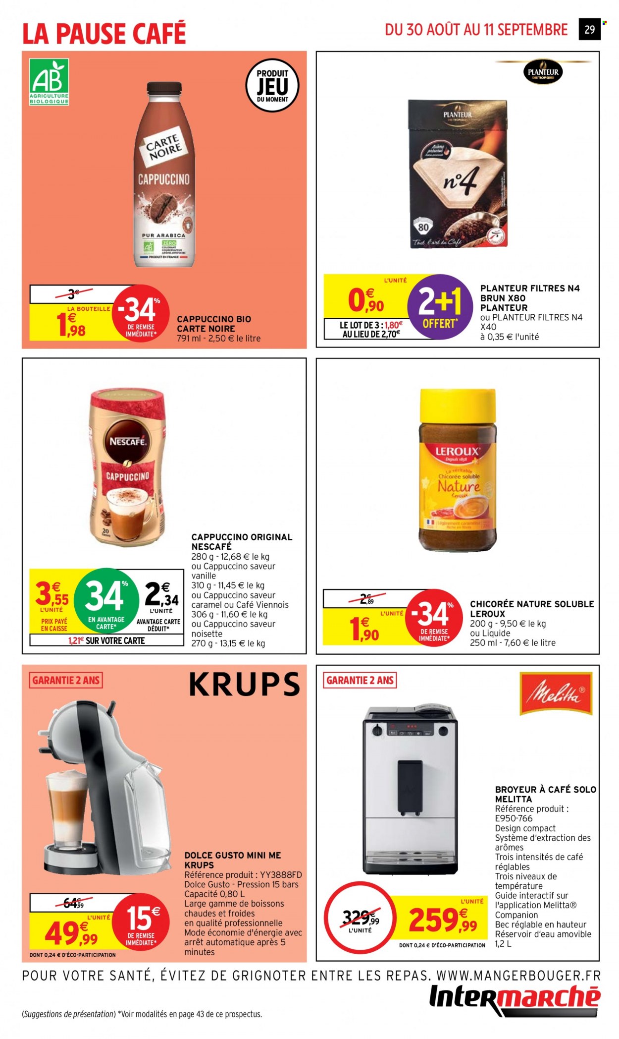 Catalogue Intermarché Super - 30/08/2022 - 11/09/2022. Page 29
