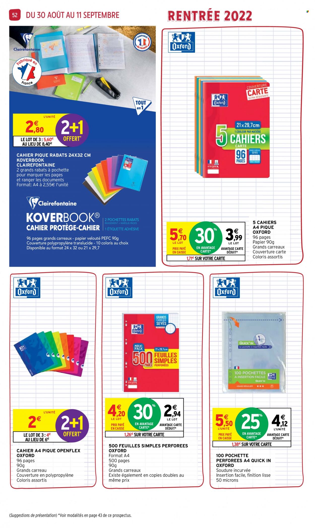 Catalogue Intermarché Super - 30/08/2022 - 11/09/2022. Page 52