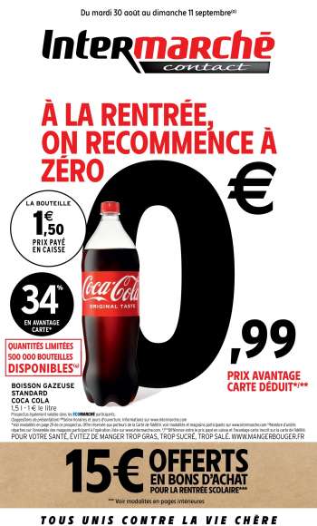 Catalogue Intermarché Contact - 30/08/2022 - 11/09/2022.