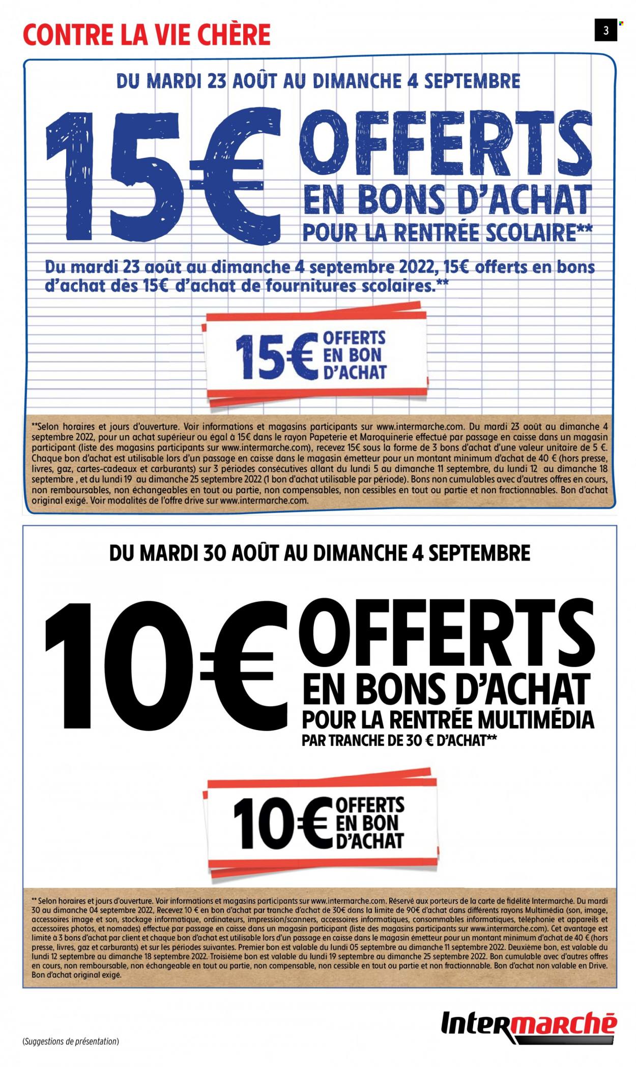Catalogue Intermarché Hyper - 30/08/2022 - 11/09/2022. Page 3