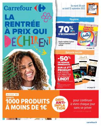 Catalogue Carrefour Hypermarchés - 30/08/2022 - 12/09/2022.