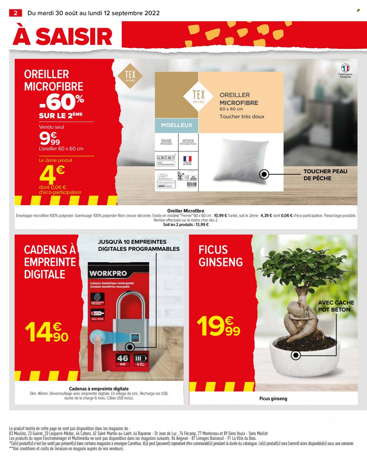 Catalogue Carrefour Hypermarchés - 30/08/2022 - 12/09/2022. Page 2