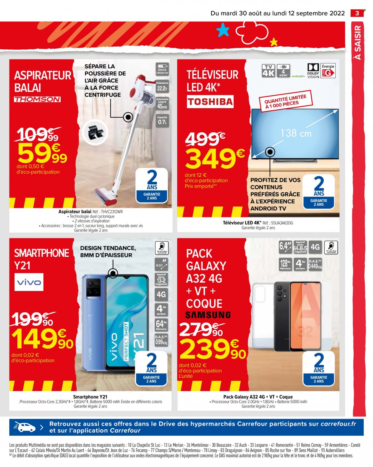 Catalogue Carrefour Hypermarchés - 30/08/2022 - 12/09/2022. Page 3