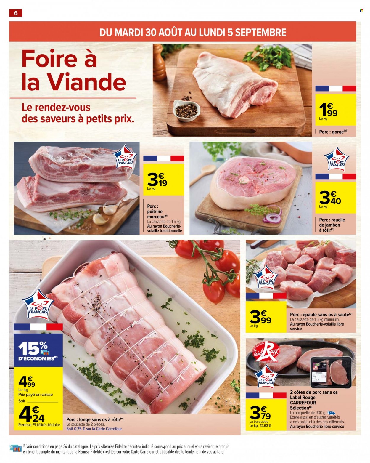 Catalogue Carrefour Hypermarchés - 30/08/2022 - 12/09/2022. Page 6