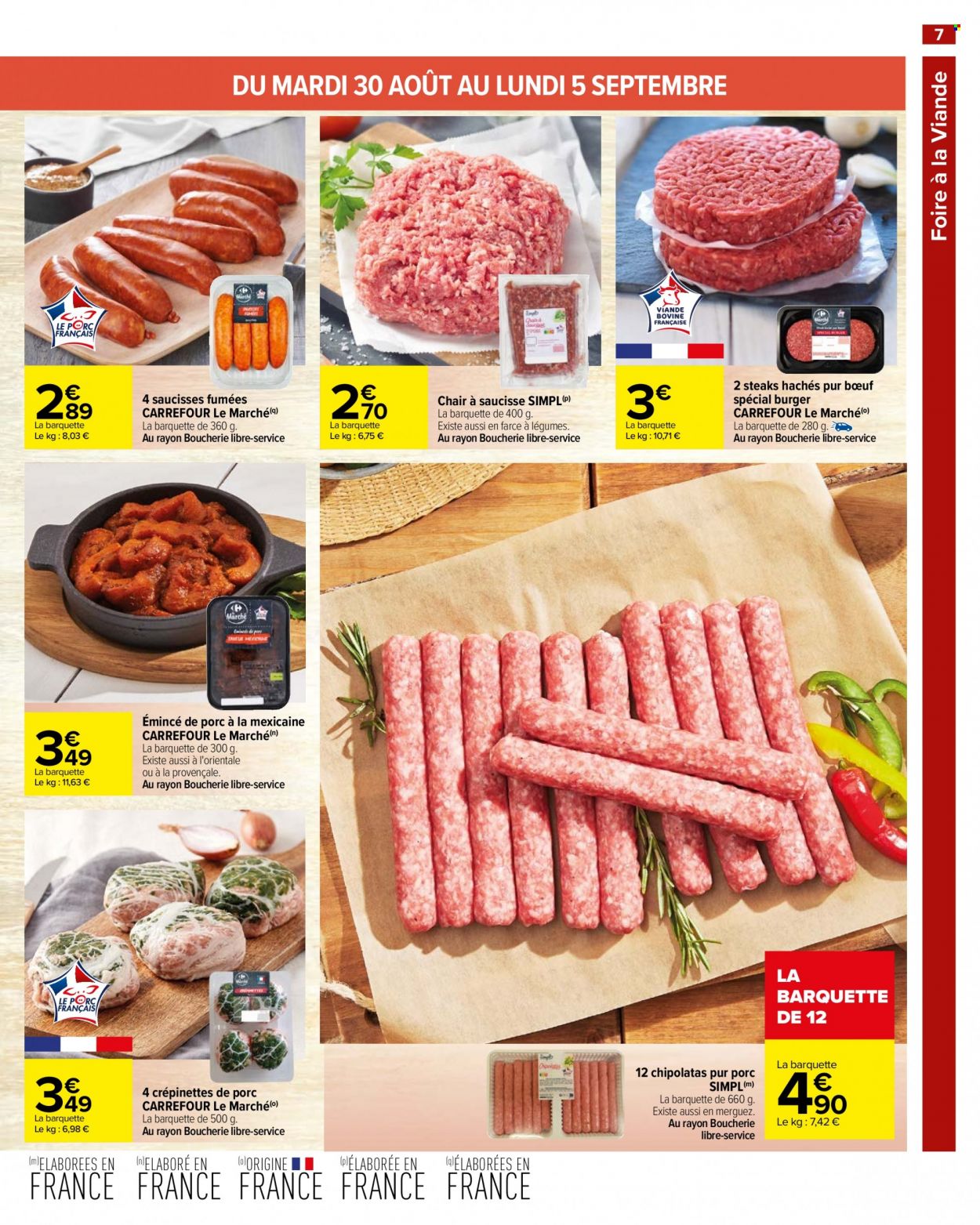 Catalogue Carrefour Hypermarchés - 30/08/2022 - 12/09/2022. Page 7