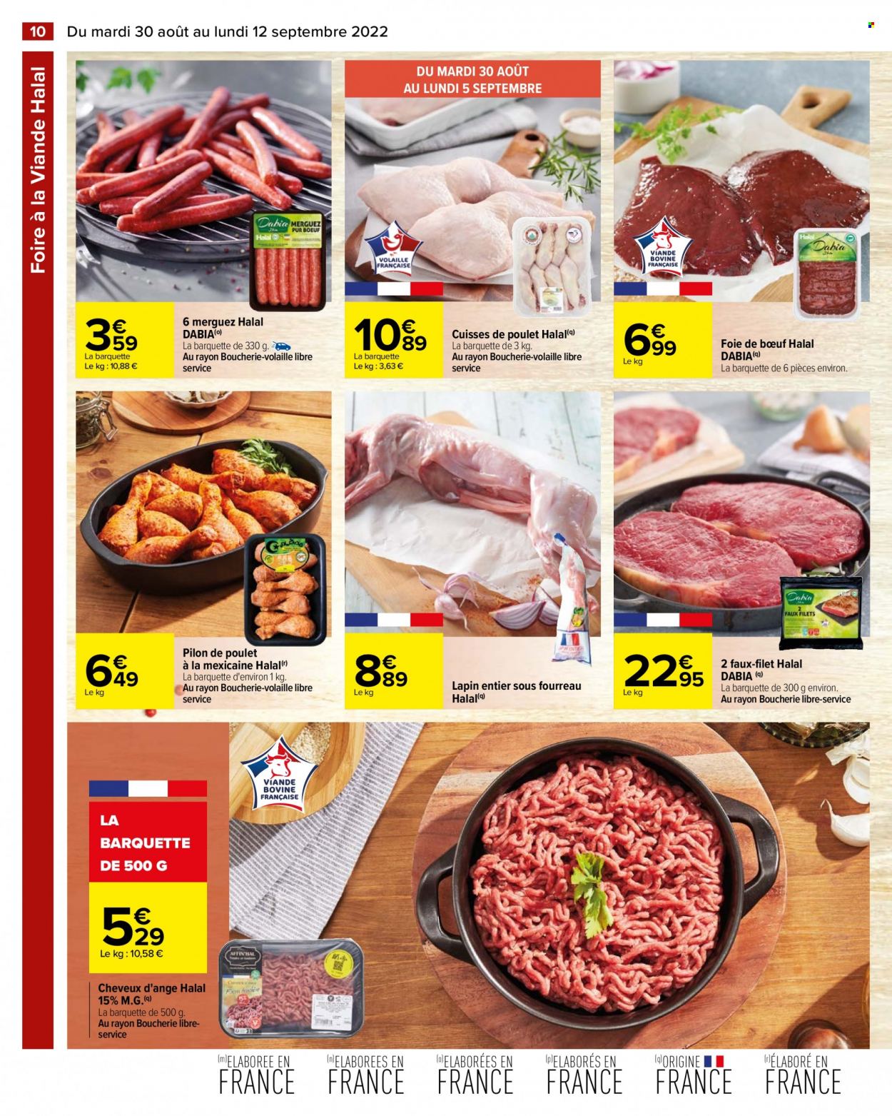 Catalogue Carrefour Hypermarchés - 30/08/2022 - 12/09/2022. Page 10