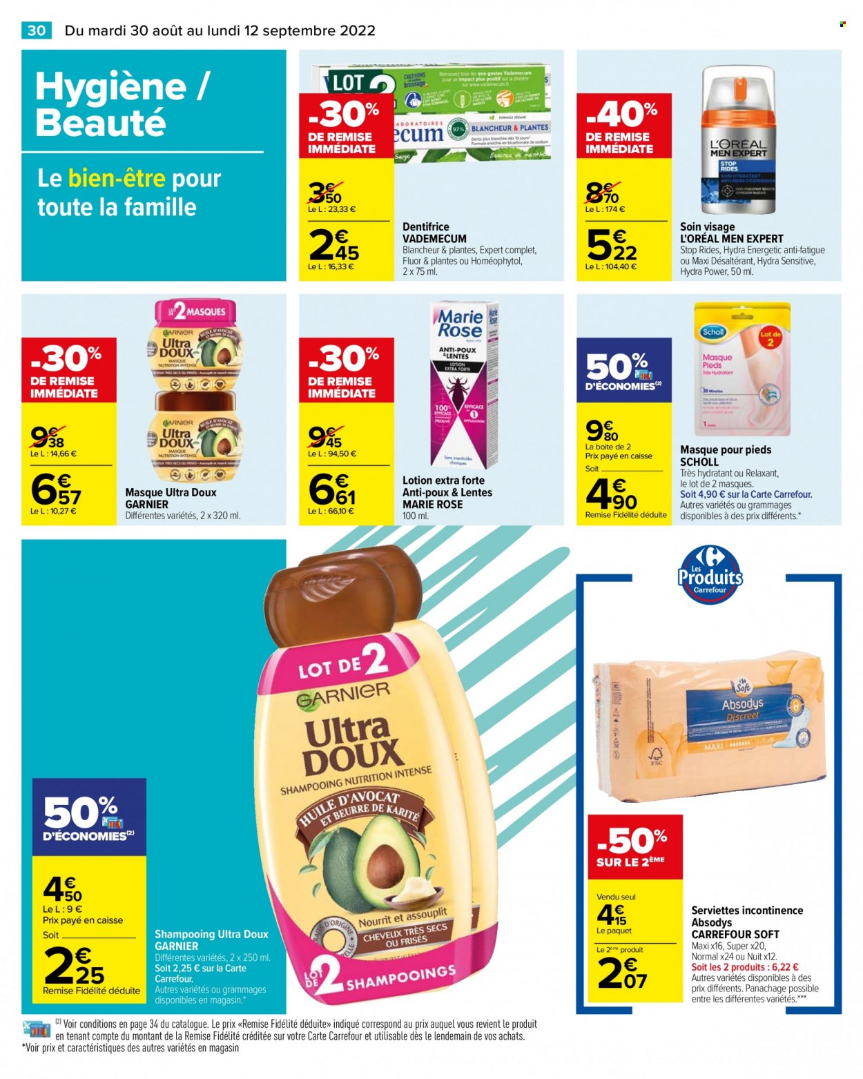 Catalogue Carrefour Hypermarchés - 30/08/2022 - 12/09/2022. Page 30