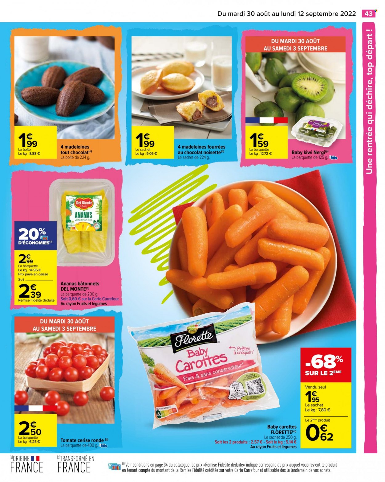 Catalogue Carrefour Hypermarchés - 30/08/2022 - 12/09/2022. Page 43