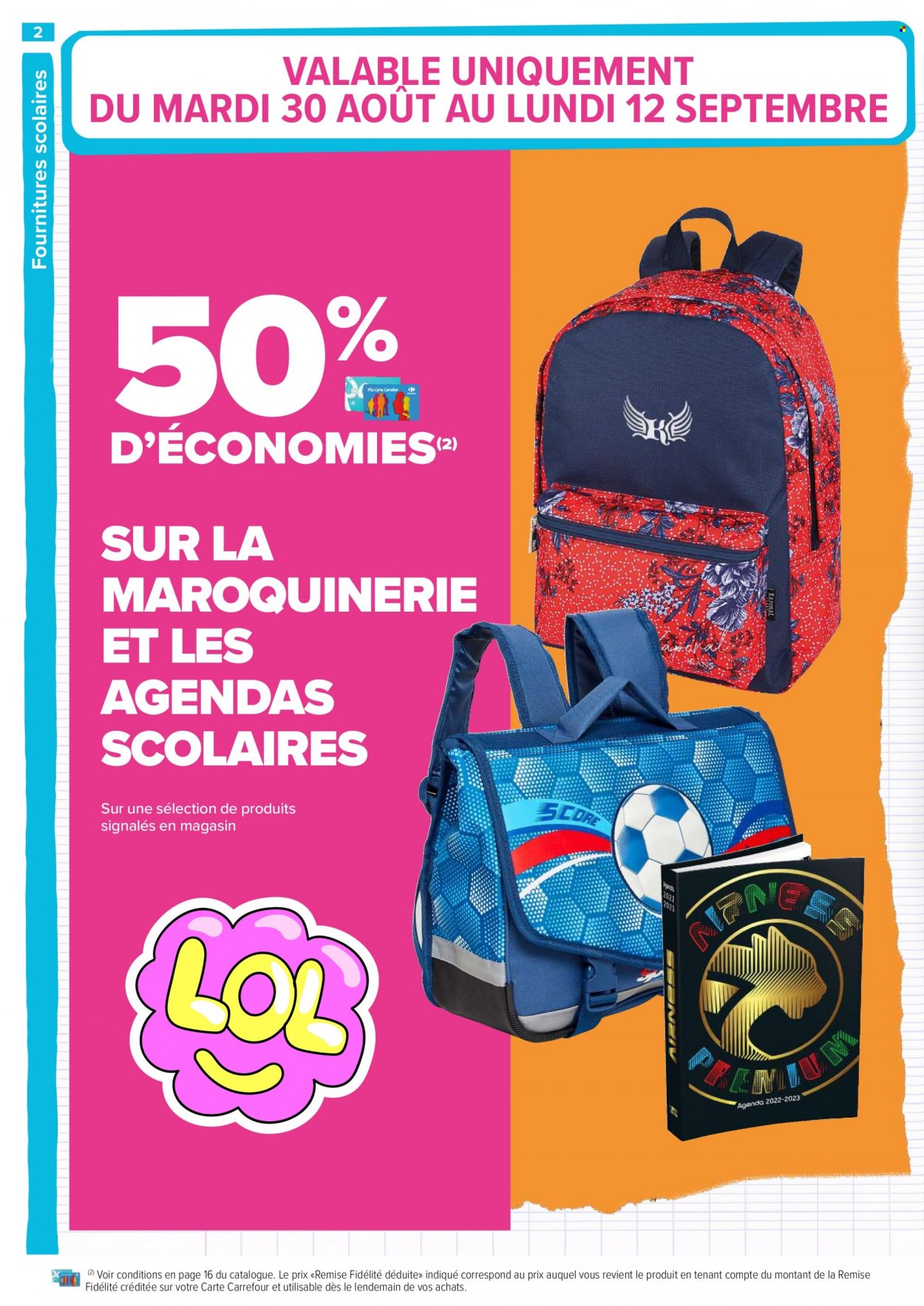 Catalogue Carrefour Hypermarchés - 26/08/2022 - 05/09/2022. Page 2