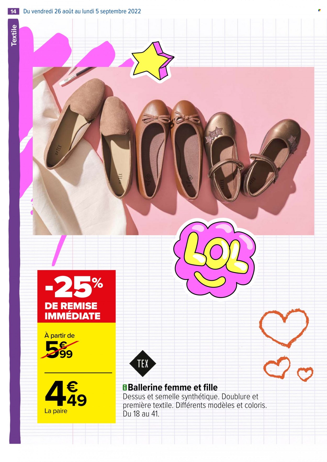 Catalogue Carrefour Hypermarchés - 26/08/2022 - 05/09/2022. Page 14